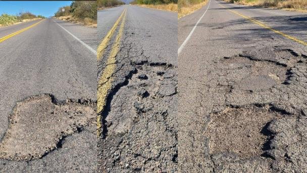 Piden rehabilitar carretera Navojoa-Álamos Piden rehabilitar carretera Navojoa-Álamos