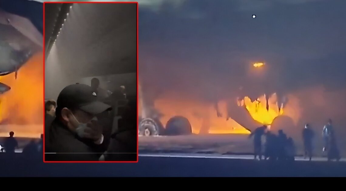 Se estrellan dos aviones en Japón y mueren 5 personas tras arder en llamas