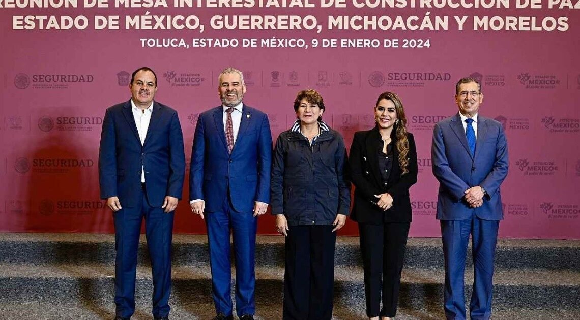 Gobernadores de Tierra Caliente se reúnen en Edomex para combatir crimen organizado Gobernadores de Tierra Caliente se reúnen en Edomex para combatir crimen organizado