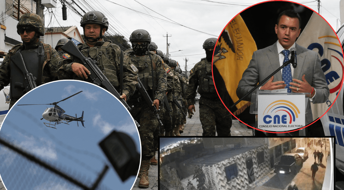 ¿Qué está pasando en Ecuador? Desde secuestros de policías hasta fuga de reos, el país se encuentra en estado de alerta