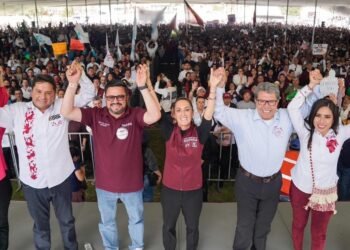 Claudia Sheinbaum pide “unidad y organización” durante mitin en Hidalgo