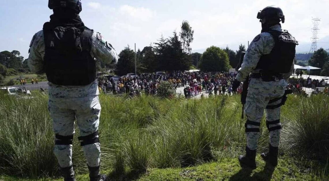 Denuncian irrupción de GN en evento para ver cierre de precampaña de Xóchitl en Guanajuato