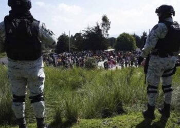 Denuncian irrupción de GN en evento para ver cierre de precampaña de Xóchitl en Guanajuato