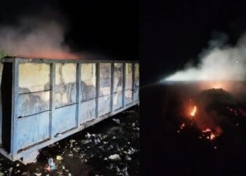 Bomberos de Hermosillo atendieron reporte de incendio en carretera a Kino