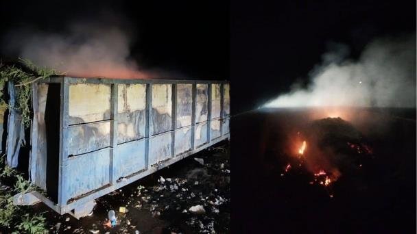 Bomberos de Hermosillo atendieron reporte de incendio en carretera a Kino Bomberos de Hermosillo atendieron reporte de incendio en carretera a Kino