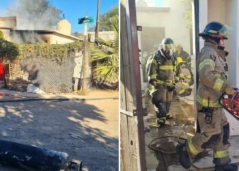 Dos domicilios se incendian en la colonia Romanza en Hermosillo