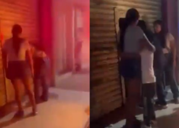 Padres olvidan a su hijo en un local comercial y se queda encerrado