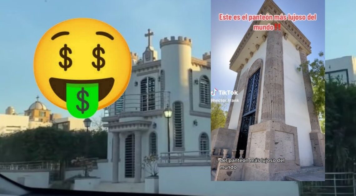 Asombra el panteón más lujoso de Culiacán; sus tumbas son casas enormes de millones de dólares