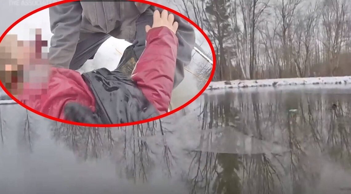 VIDEO: Policía se sumerge en un estanque helado para salvar a una niña de 8 años en Vermont VIDEO: Policía se sumerge en un estanque helado para salvar a una niña de 8 años en Vermont