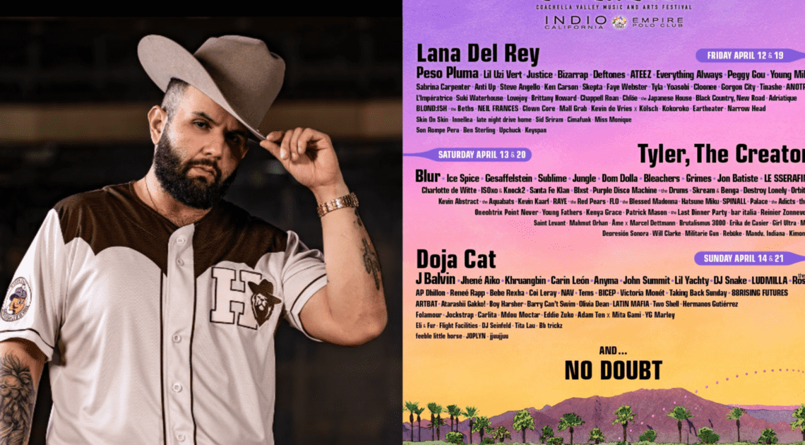 Carín León se convertirá en el tercer artista sonorense en presentarse en Coachella