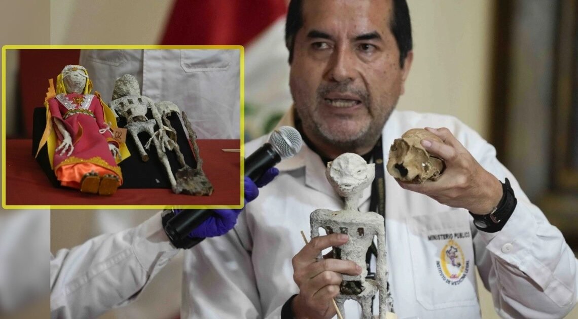 “Muñecos” incautados rumbo a México no son alienígenas, aseguran forenses peruanos: “Un fraude”