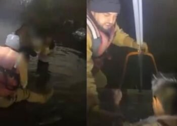 Madre e hijos son rescatados con hipotermia en el Río Bravo