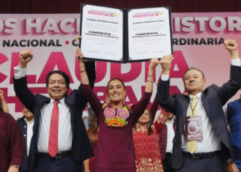 Morena oficializa a Claudia Sheinbaum como candidata a la presidencia