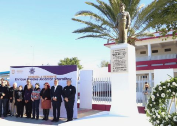 Rinden homenaje a Enrique Morales Alcantar, el teniente ‘Moralitos’