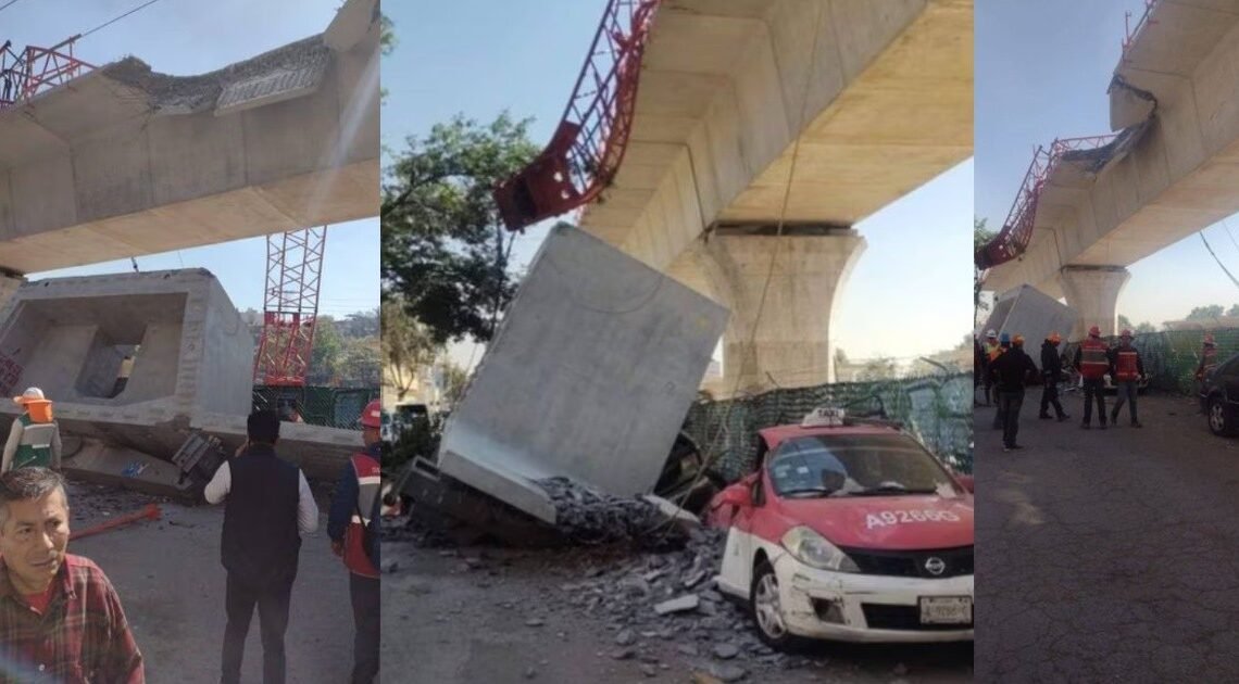 Colapsa tren interurbano México-Toluca en gran parte de su estructura, ¿cómo pasó? Colapsa tren interurbano México-Toluca en gran parte de su estructura, ¿cómo pasó?