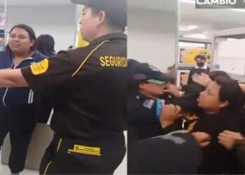 ‘Lady Coppel’ se agarra a golpes con policías por que la acusan de robo