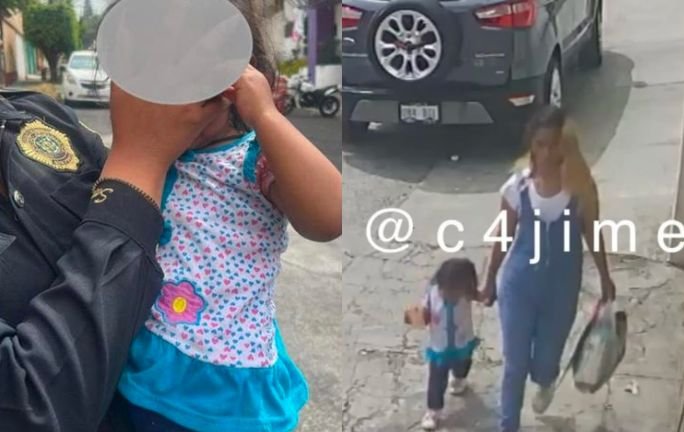 Niña de 2 años abandonada en la calle con un pan y 5 pesos Niña de 2 años abandonada en la calle con un pan y 5 pesos