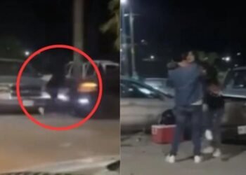 Tras una fuerte discusión, sujeto atropella a su exnovia