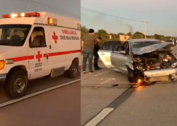 Motociclista muere tras ser impactado por un auto en la carretera México 15