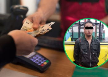 Arrestan a un hombre por intentar depositar 4 mil pesos con billetes falsos