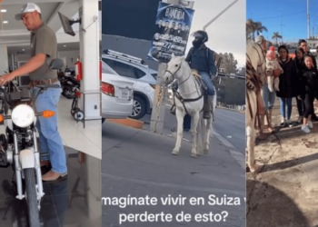Repartidor de comida a caballo recibe nuevas motos tras hacerse viral