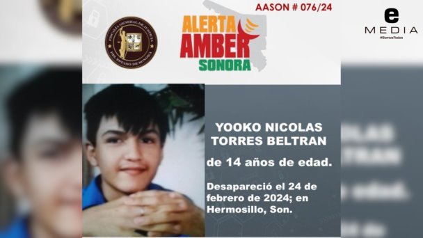 Activan Alerta Amber para localizar a Yooko Nicolás de 14 años Activan Alerta Amber para localizar a Yooko Nicolás de 14 años