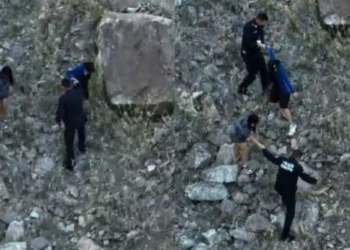 Rescata Policía de Hermosillo a menores extraviados en el Cerro Colorado