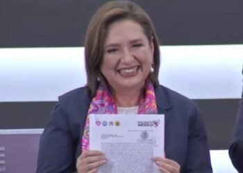 Xóchitl Gálvez Ruiz se registra como candidata presidencial