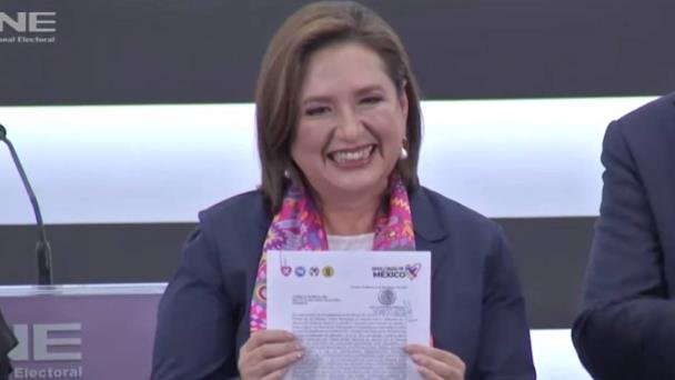 Xóchitl Gálvez Ruiz se registra como candidata presidencial Xóchitl Gálvez Ruiz se registra como candidata presidencial
