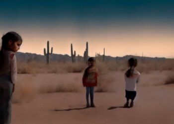 Tres niños procedentes de Puebla son dejados en la frontera con Arizona.