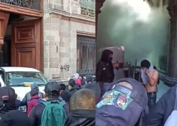 FGR abre carpeta de investigación por destrozos en Palacio Nacional