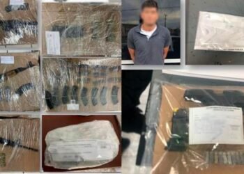 Decomisan armas y droga en Ciudad Obregón y Agua Prieta; hay un detenido