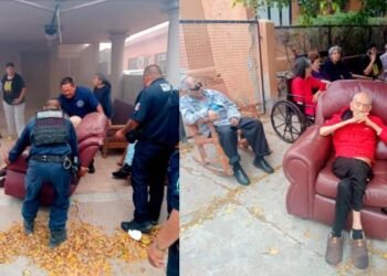 Bomberos rescatan a seis adultos mayores de incendio en asilo
