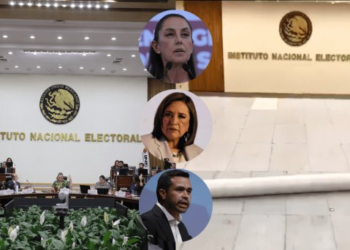 Preparan Sala de Consejo del INE para primer debate presidencial
