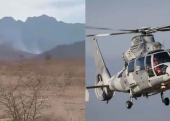 Helicóptero de la Semar sufre accidente en Sinaloa y aterriza de emergencia