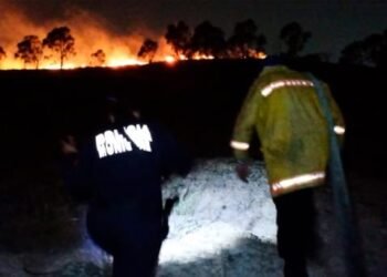 Incendio forestal consume 20 hectáreas de reserva ecológica