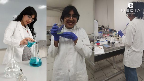 Jazmín Antúnez se abre paso en la química Jazmín Antúnez se abre paso en la química