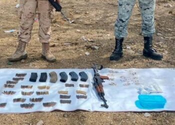 Decomisa Mesa Estatal de Seguridad Pública drogas y armas largas en Sonora