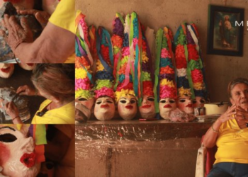 ‘Nena’ Baldenegro preserva la tradición de Tónichi a través de las máscaras