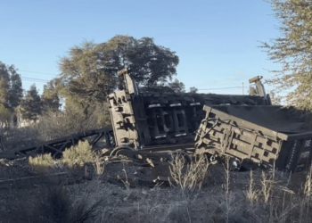 Atiende Mesa Estatal de Seguridad descarrilamiento de vagones en Nogales