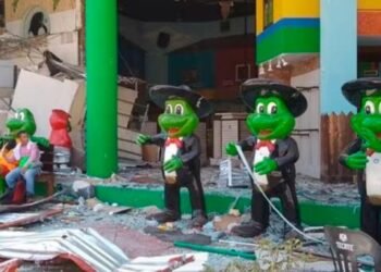 Encuentran en Neza ranas de Señor Frogs desaparecidas en Acapulco