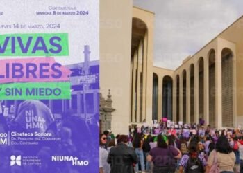 Proyectarán corto filmado durante la marcha del 8M en Hermosillo