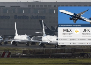 Usuarios pasan más de 6 horas sin despegar en el AICM sin motivo aparente