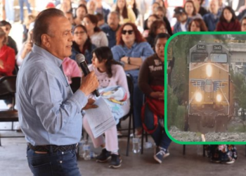 Beltrones pide consultar obra de las Vías del Tren en Nogales