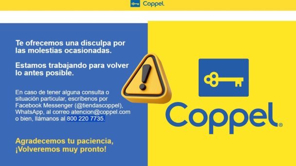 Coppel suspende servicios por caída del sistema Coppel suspende servicios por caída del sistema