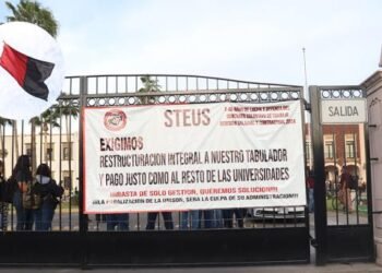 Manifestación por huelga Steus