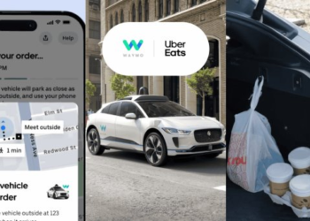 Uber Eats inicia en Phoenix entregas autónomas en carros Waymo