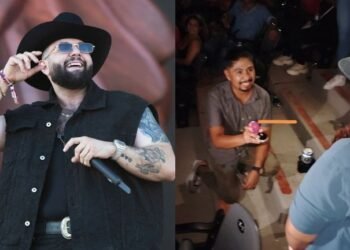 Joven sorprende con propuesta de matrimonio en concierto de Carín León