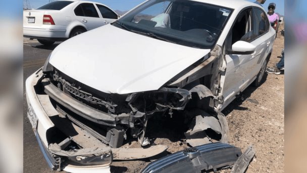 Choque en carretera México 15 a Ciudad Obregón; sin heridos Choque en carretera México 15 a Ciudad Obregón; sin heridos