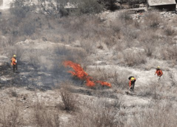 Controlan incendio en Cerro de la Campana